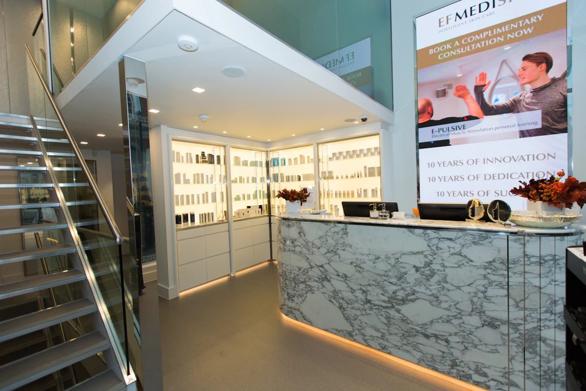 EF MEDISPA Kensington clinic reception