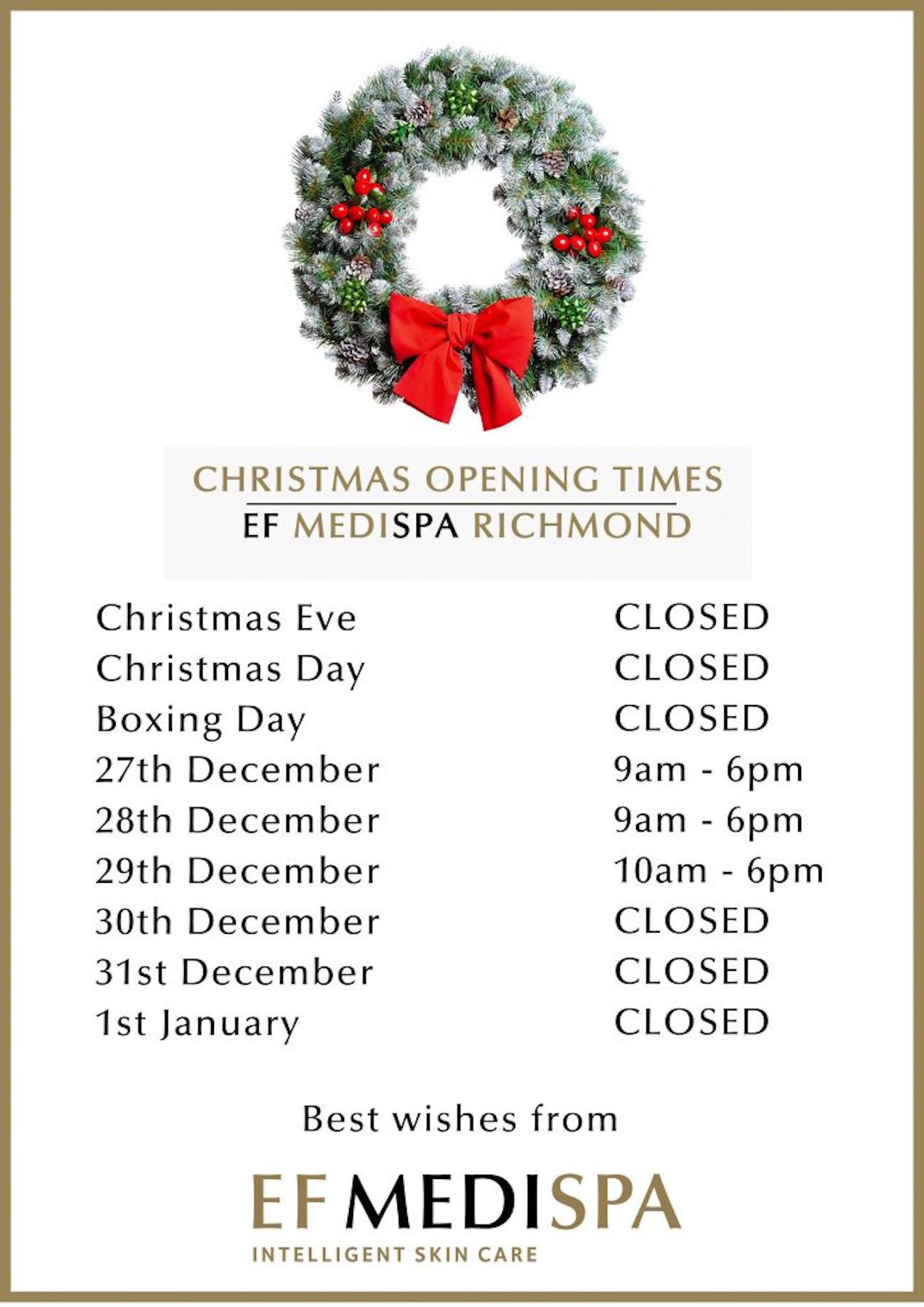 Christmas & New Year Times