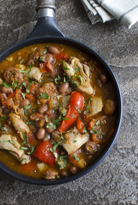 Chicken and bean stew